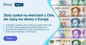 Złoty zyskał na wieściach z Chin, ale ciążą mu obawy o Europę